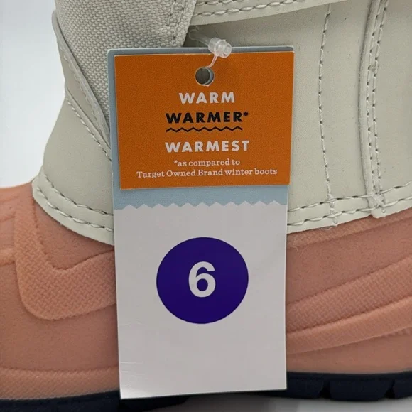 NWT Toddler Girls Cat & Jack Unicorn Winter Boots Size 6 - Picture 10 of 14